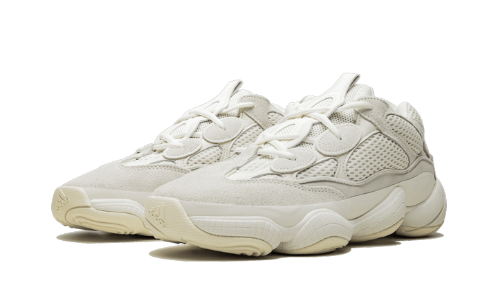 Adidas Yeezy 500 Bone White (2019), Bone White/Bone White/Bone White (FV3573)