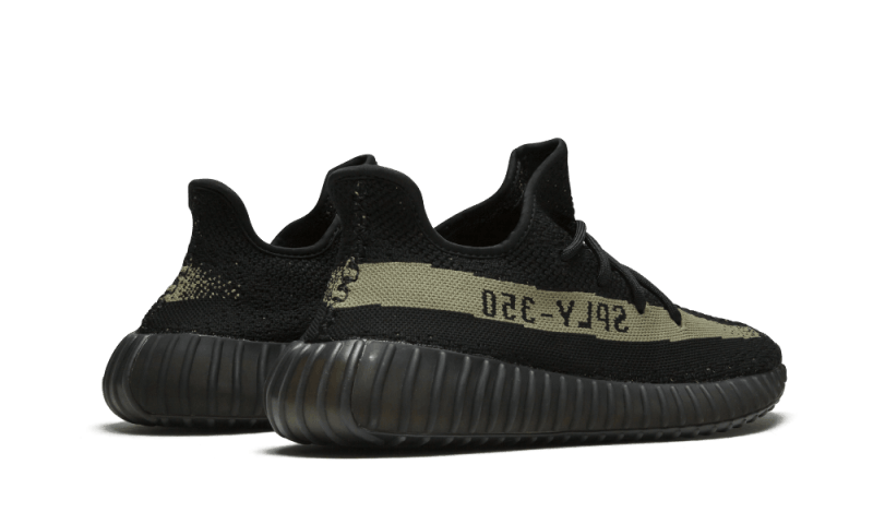 Adidas Yeezy Boost 350 V2 Core Black Green, Core Black/Green/Core Black (BY9611)