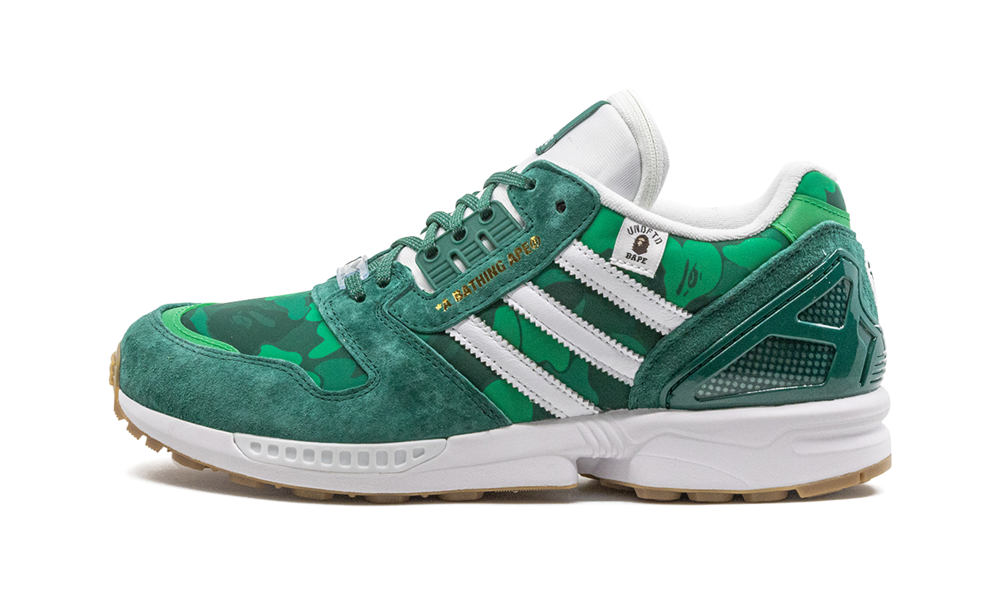 Adidas ZX 8000 Bape Undefeated Green