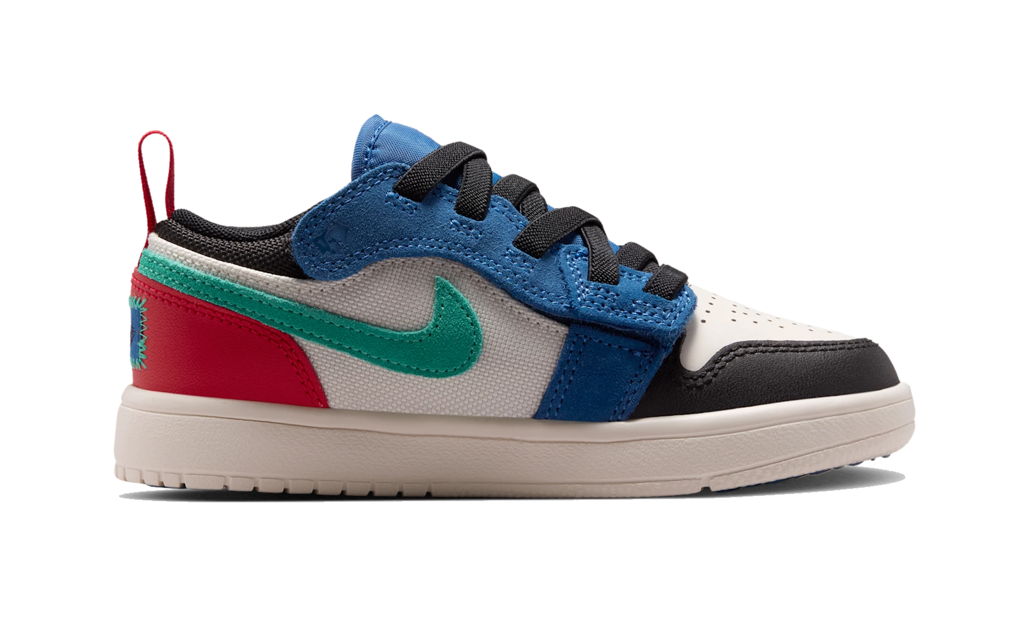 Air Jordan 1 Low ALT SE True Blue Red Kinetic Green (PS)