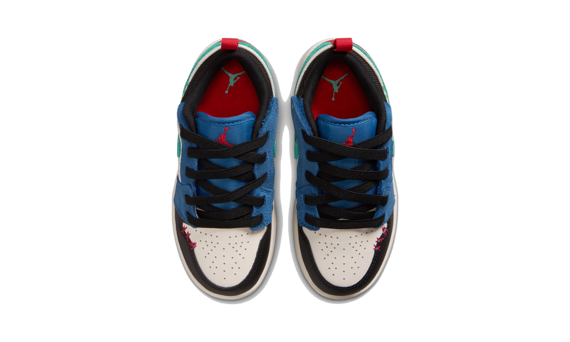 Air Jordan 1 Low ALT SE True Blue Red Kinetic Green (PS)