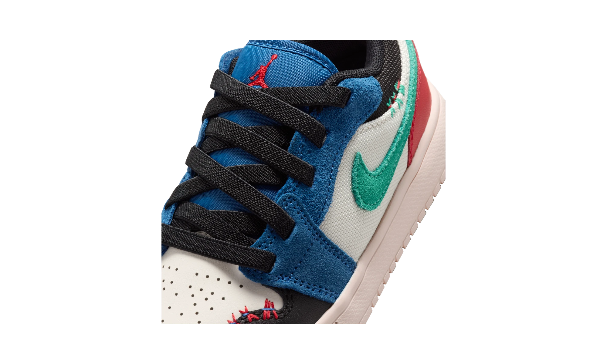 Air Jordan 1 Low ALT SE True Blue Red Kinetic Green (PS)