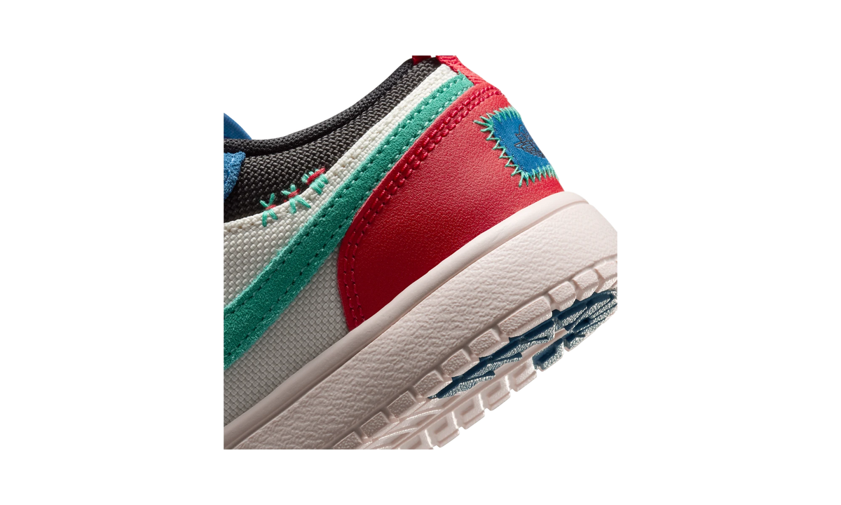 Air Jordan 1 Low ALT SE True Blue Red Kinetic Green (PS)