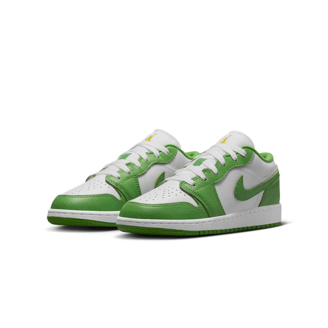 Air Jordan 1 Low Chlorophyll, White/Chlorophyll/Lightning (HF4779-100)