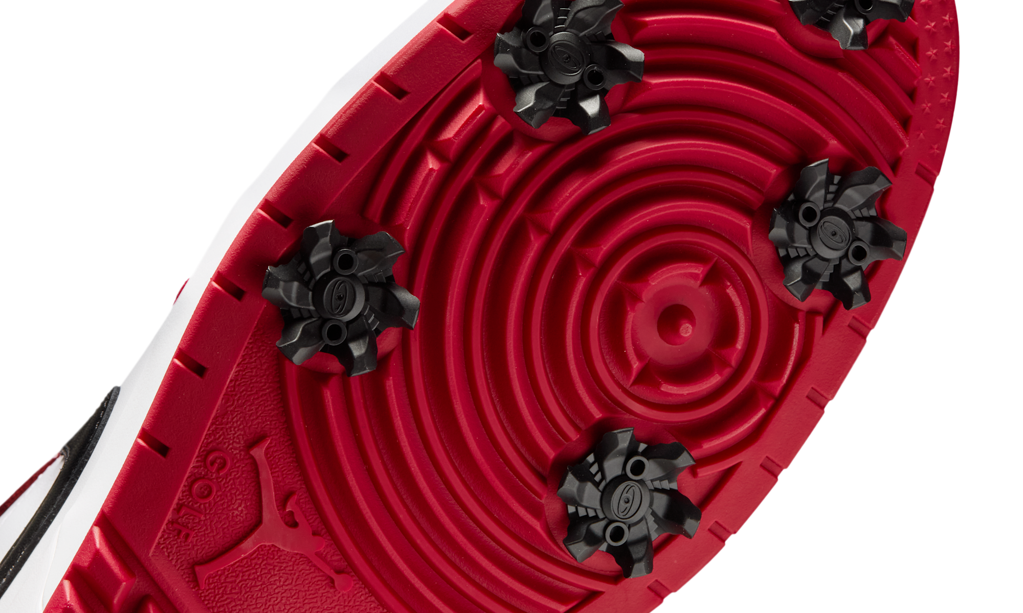 Air Jordan 1 Low Golf Spiked Varsity Red White Black