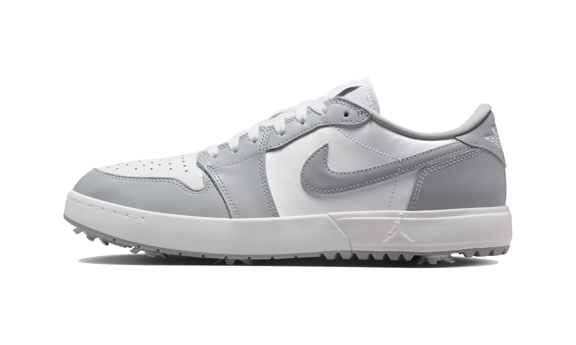 Air Jordan 1 Low Golf Spiked Wolf Grey White