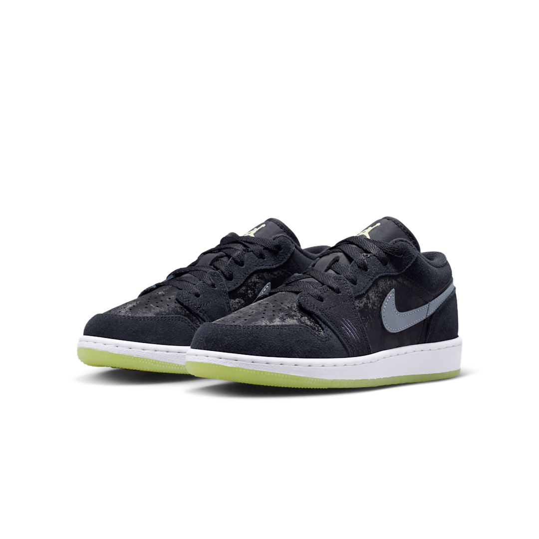 Air Jordan 1 Low Inner Beast, Black/Barely Volt/Dark Raisin/Iron Grey (HV4775-001)
