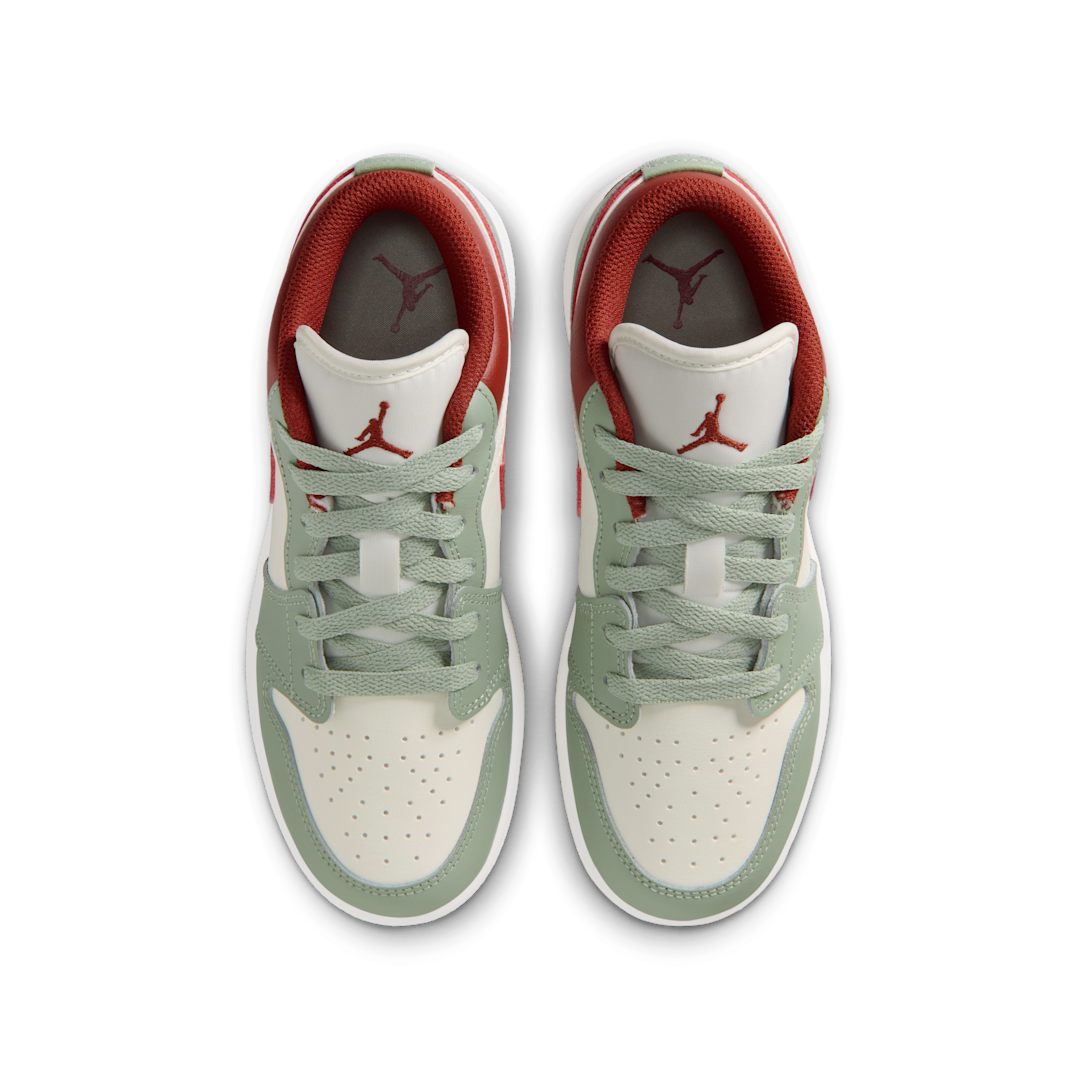 Air Jordan 1 Low Jade Horizon, Sail/Jade Horizon/Pure Platinum/Summit White/Redstone (553560-133)