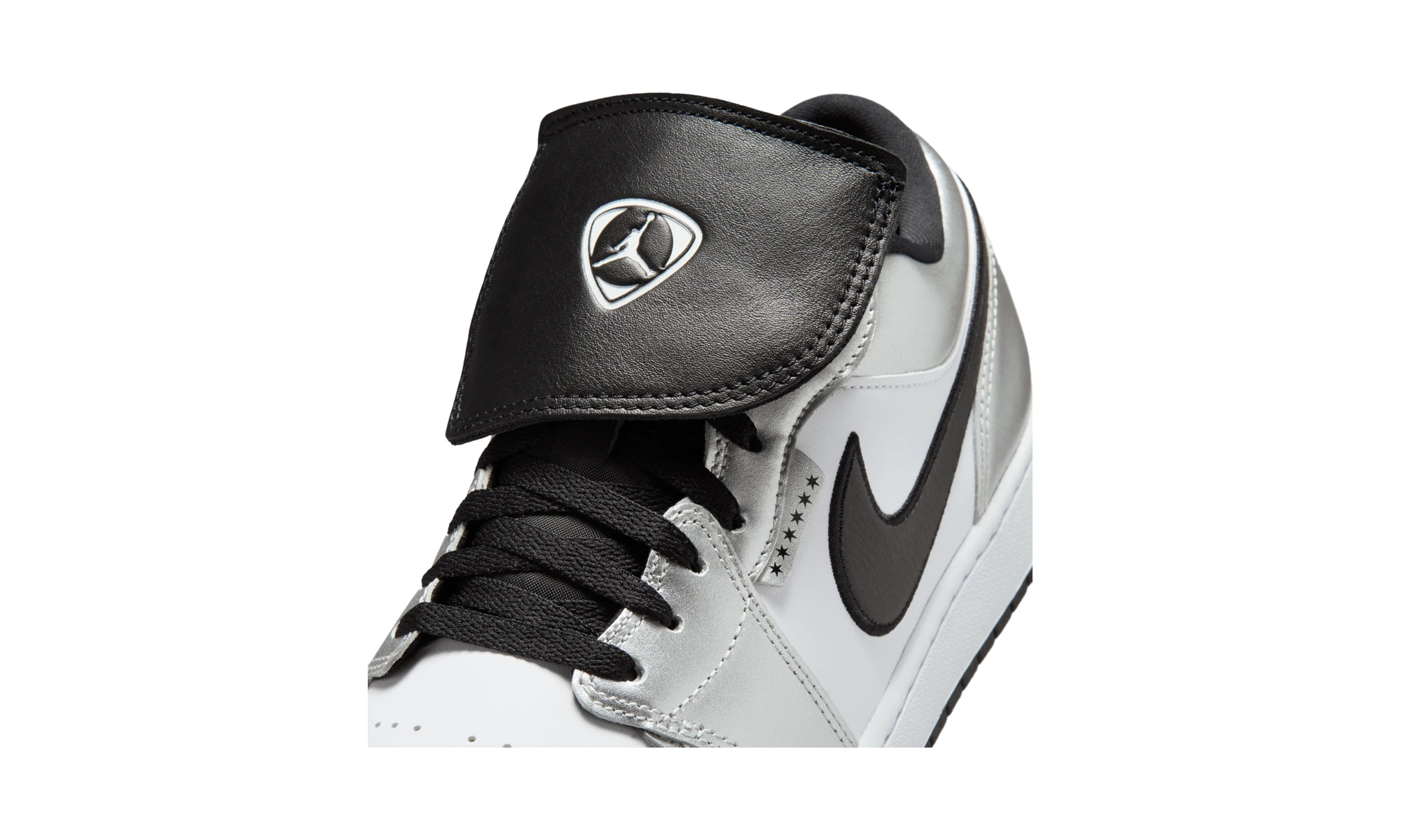 Air Jordan 1 Low SE Metallic Silver Tiempo