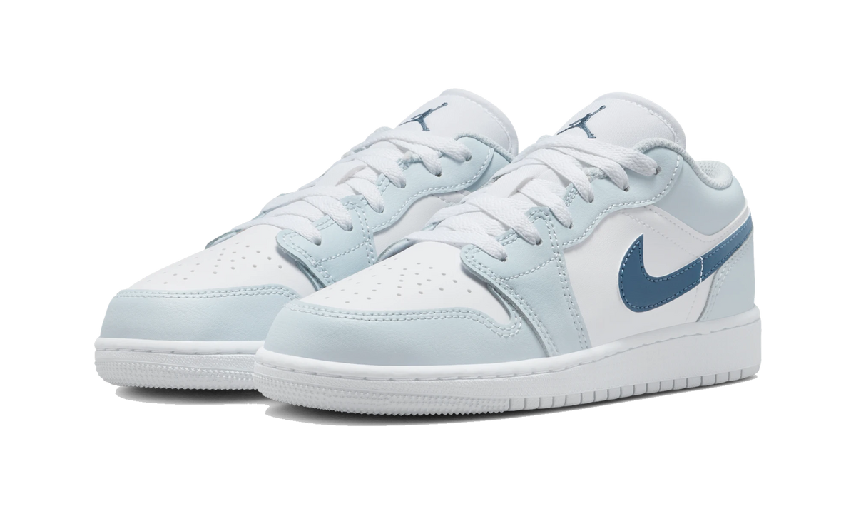 Air Jordan 1 Low White Aura Squadron Blue