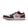 Air Jordan 1 Low White/Baroque Brown/Light Madder Root
