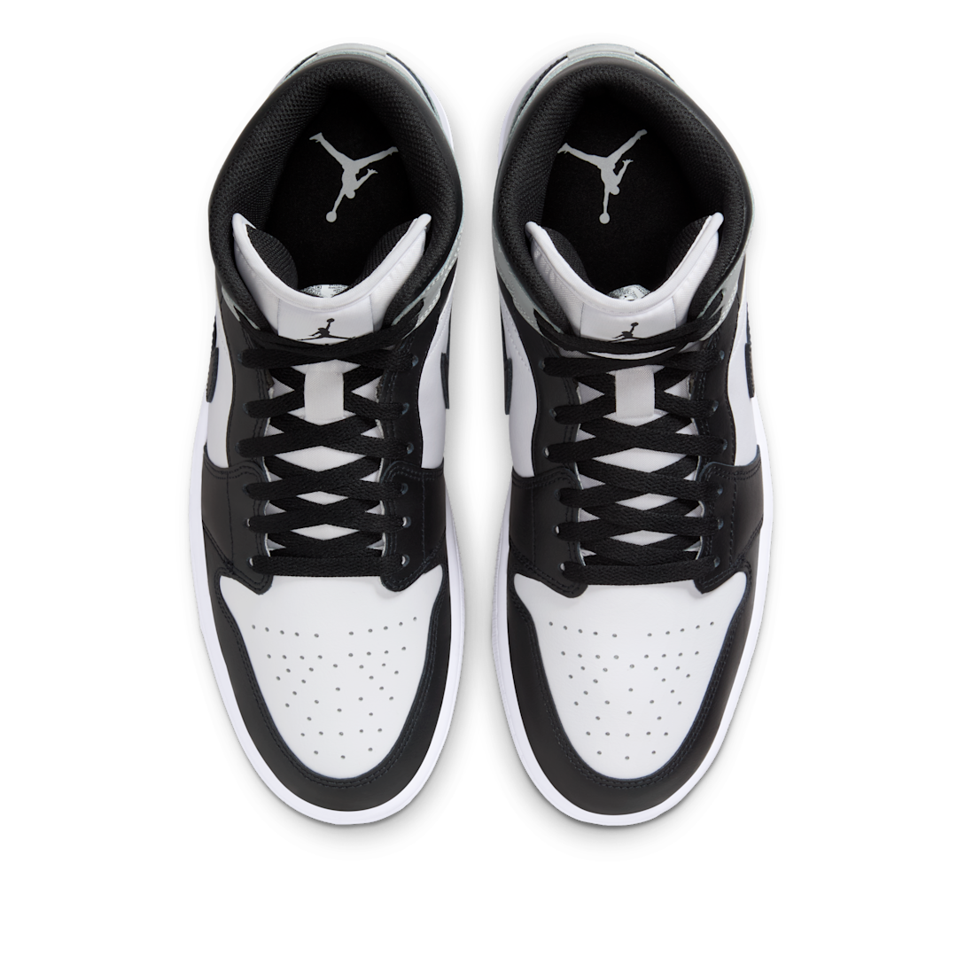 Air Jordan 1 Mid Barons, White/Light Smoke Grey/Black (DQ8426-101)
