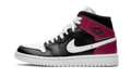 Air Jordan 1 Mid Black Noble Red