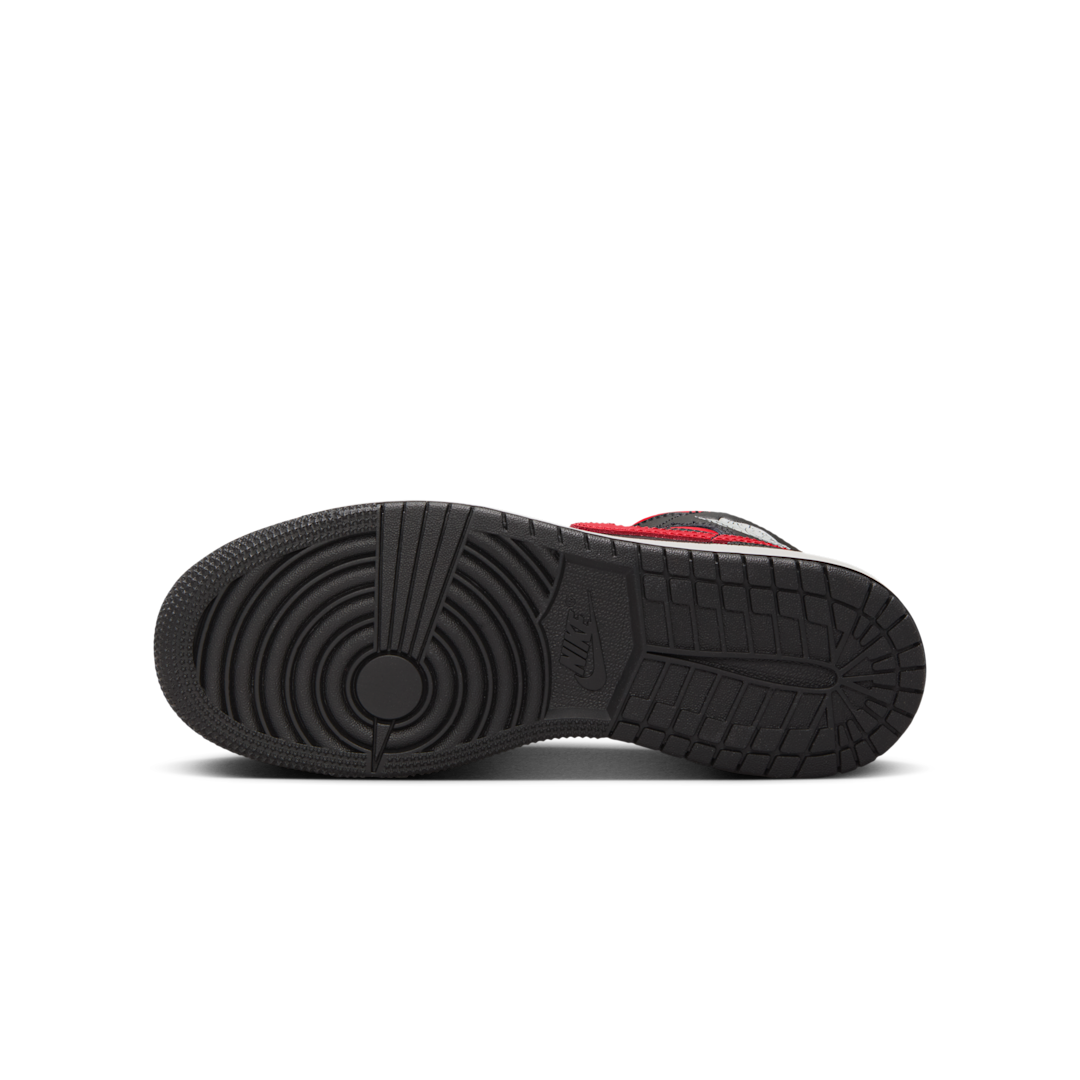 Air Jordan 1 Mid Black Summit White Varsity Red, Black/Summit White/Varsity Red (DQ8423-067)