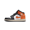 Air Jordan 1 Mid Black Toe Starfish
