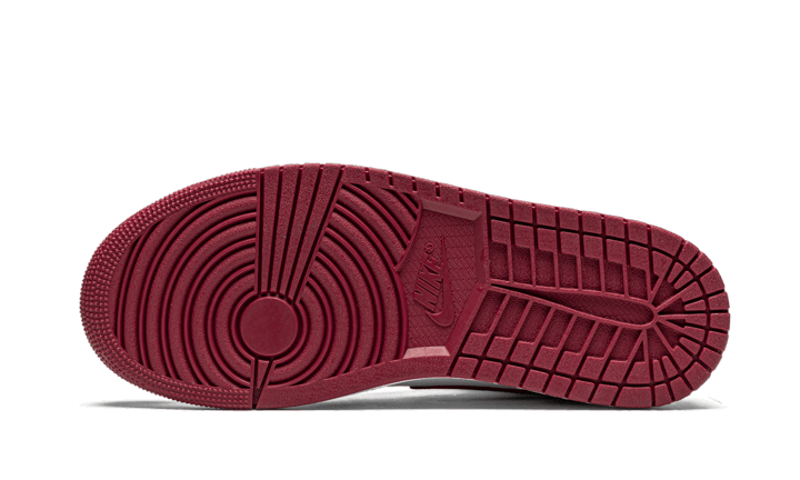 Air Jordan 1 Mid Bred Toe, Black/Noble Red-White (554724-066 / 554725-066)