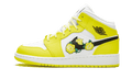 Air Jordan 1 Mid Dynamic Yellow Floral