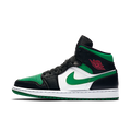 Air Jordan 1 Mid Green Toe