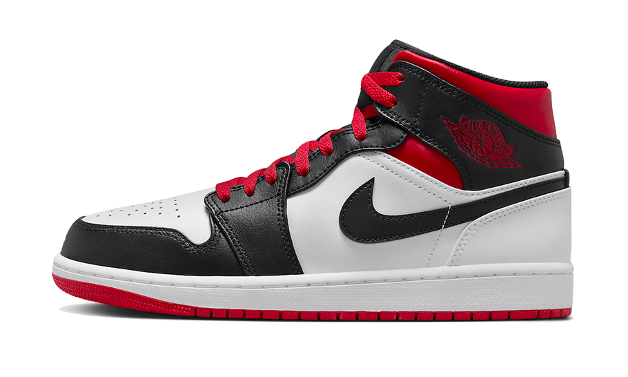 Air Jordan 1 Mid Gym Red Black Toe (DQ8423-106 / DQ8426-106) - Sneak