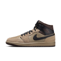 Air Jordan 1 Mid Khaki Baroque Brown
