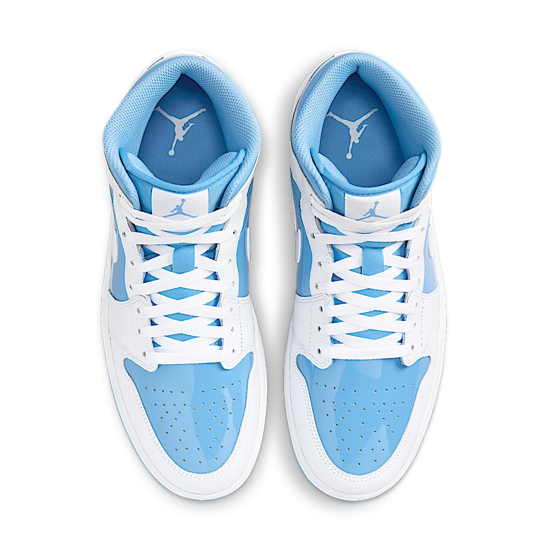 Air Jordan 1 Mid Legend Blue, White/Legend Blue (FZ2142-114 / FZ3933-114)