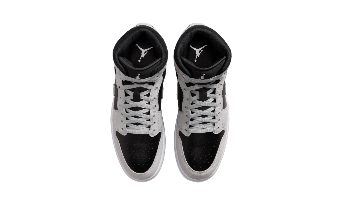 Air Jordan 1 Mid Light Smoke Grey Black