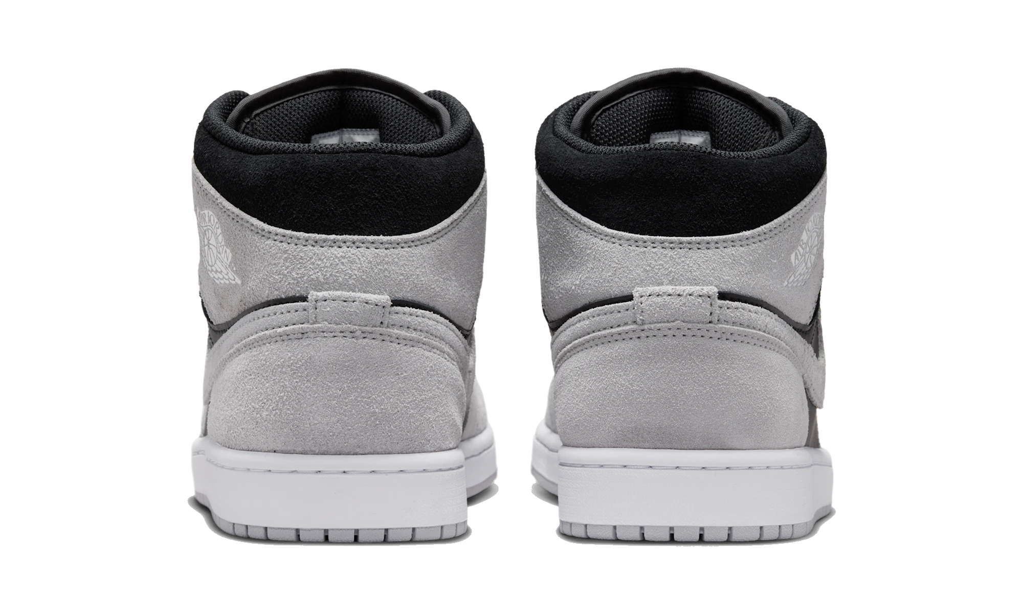Air Jordan 1 Mid Light Smoke Grey Black