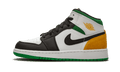 Air Jordan 1 Mid SE White Laser Orange Lucky Green