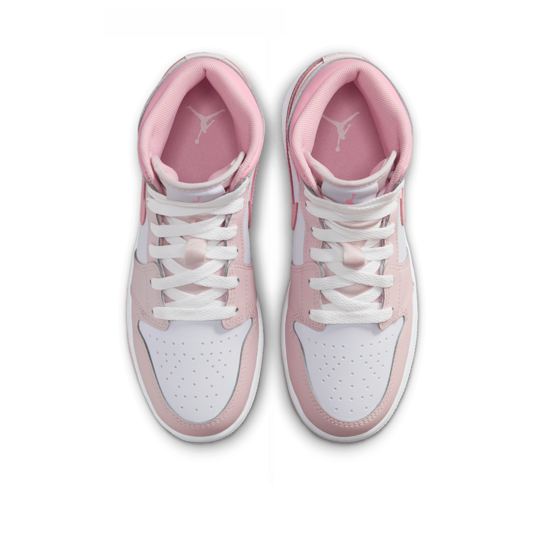 Air Jordan 1 Mid Pearl Pink White, Pearl Pink/White/Medium Soft Pink (DQ8423-600)