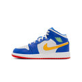 Air Jordan 1 Mid Racer Blue Red Gold