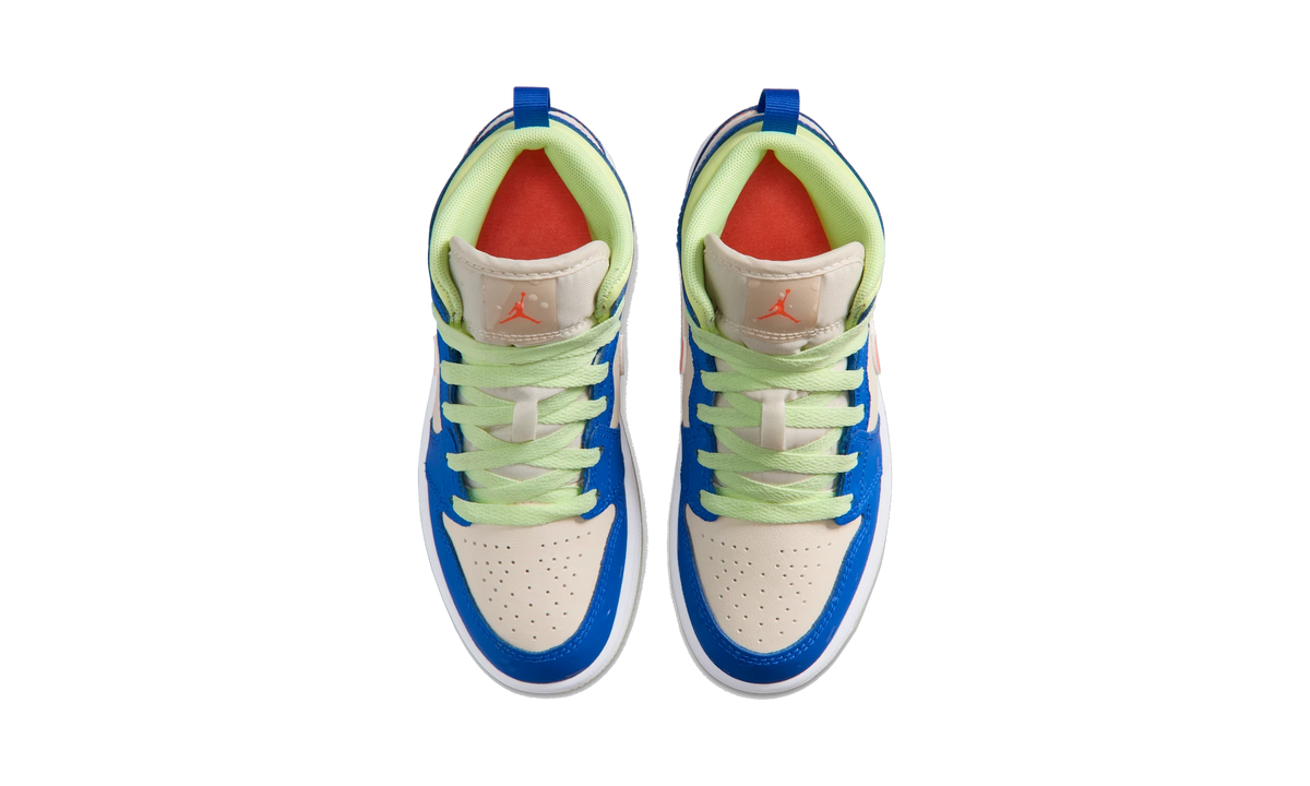 Air Jordan 1 Mid SE Game Royal Barely Volt Infrared (PS)