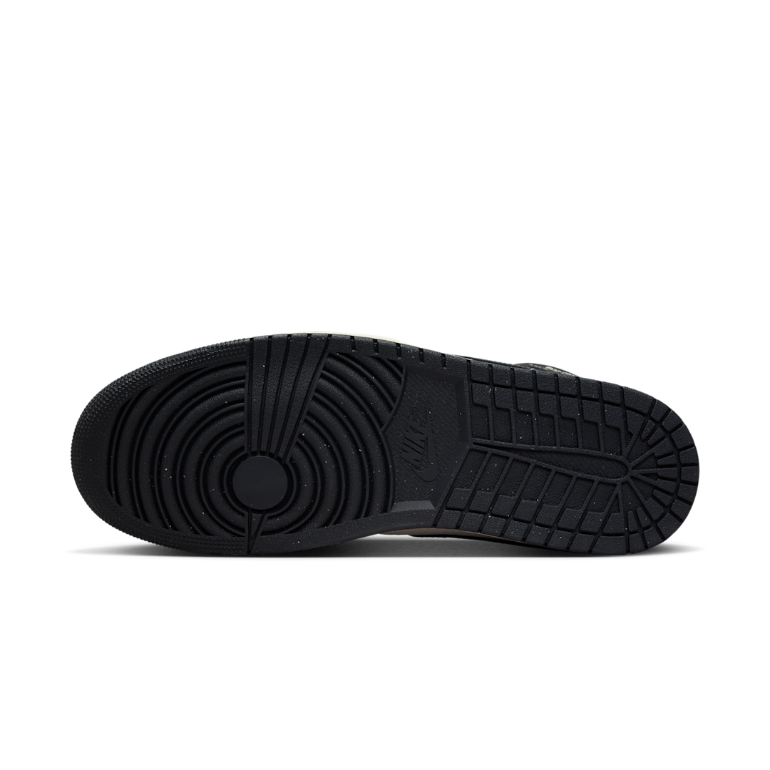 Air Jordan 1 Mid SE Off Noir Medium Olive, Light Orewood Brown/Medium Olive/Sail/Off Noir (HV4091-102)