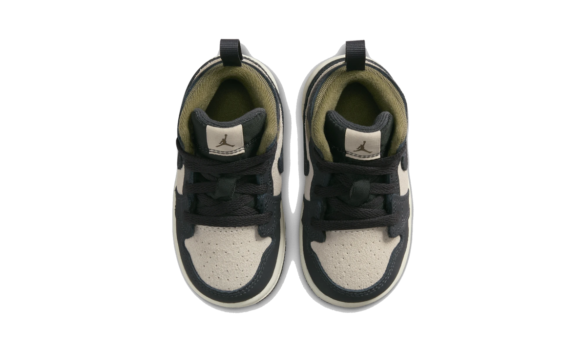 Air Jordan 1 Mid SE Off Noir Medium Olive (TD)