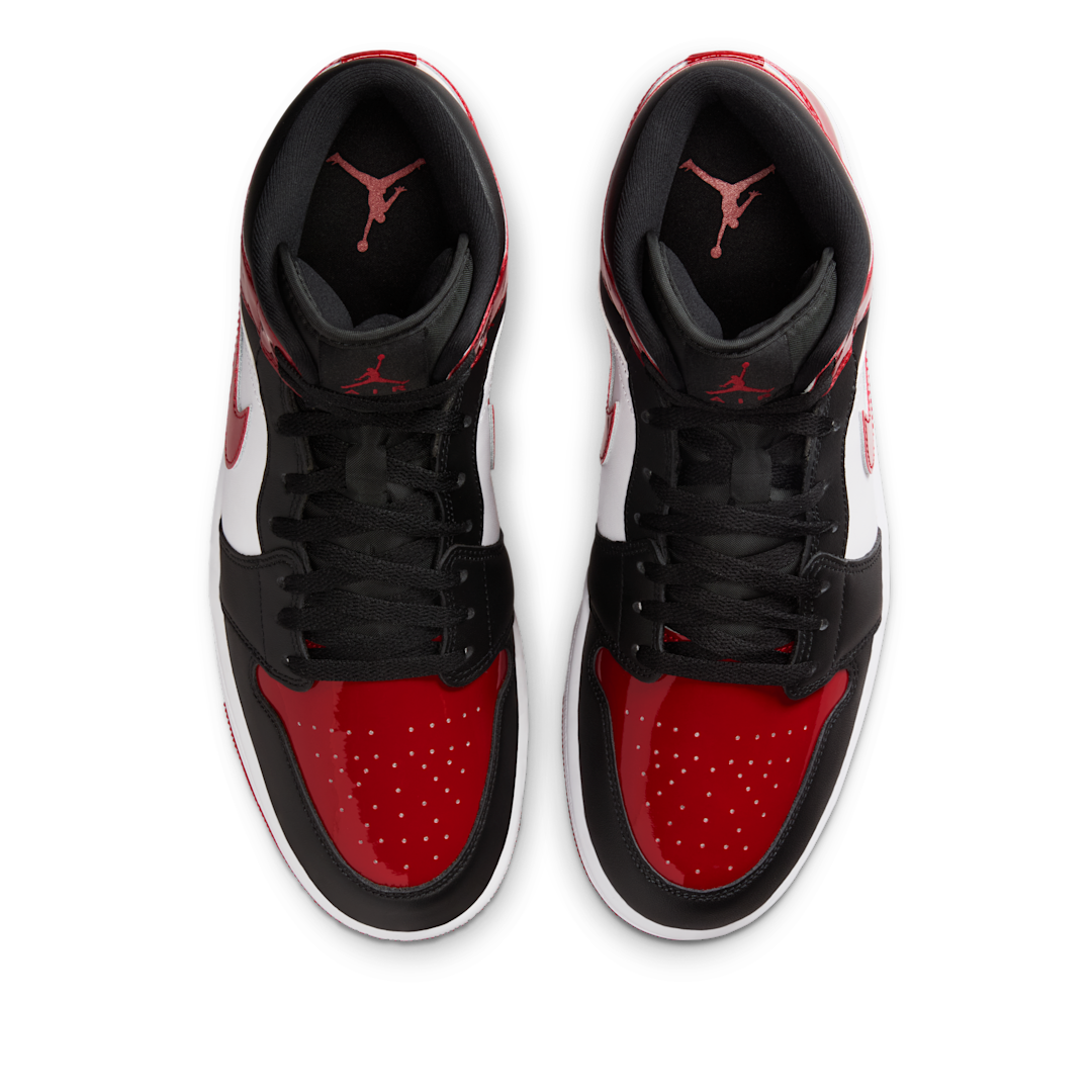 Air Jordan 1 Mid SE Patent Bred Toe - Sneak