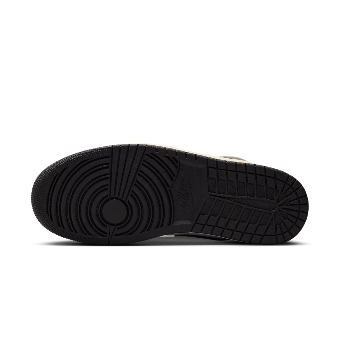 Air Jordan 1 Mid SE White Cave Stone, White/Cave Stone/Dark Sulfur/Oil Grey (HQ2011-100)