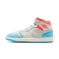 Air Jordan 1 Mid Sail Hot Lava Blue Chill