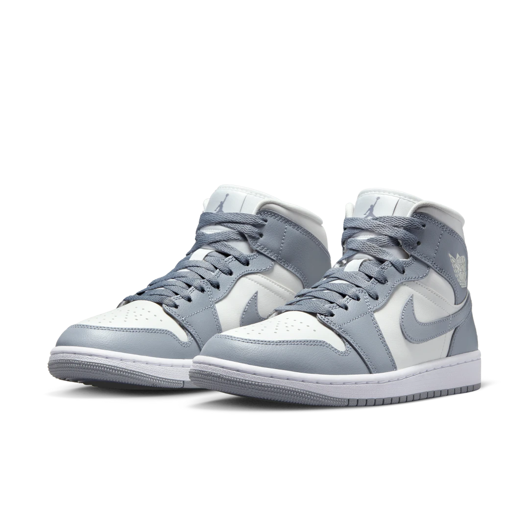 Air Jordan 1 Mid Stealth, Sail/Stealth-White (BQ6472-115)