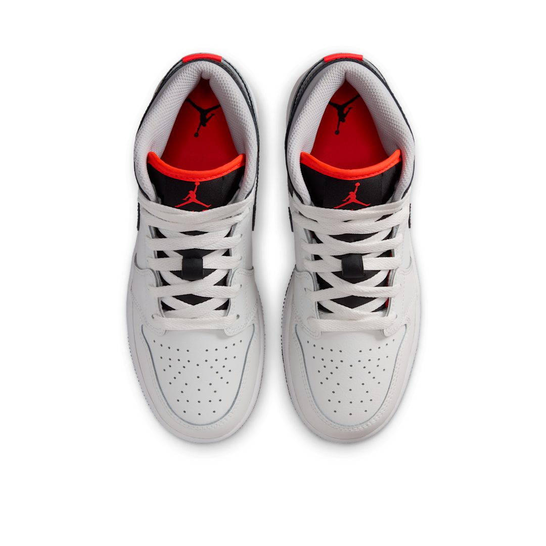 Air Jordan 1 Mid Summit White Infrared Black - Sneak