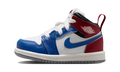 Air Jordan 1 Mid True Blue Varsity Red (TD)