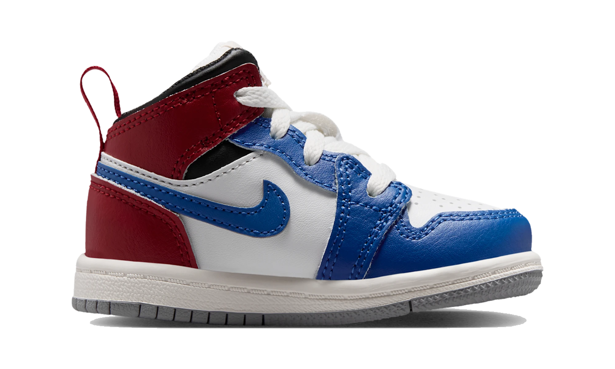 Air Jordan 1 Mid True Blue Varsity Red (TD)