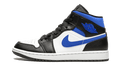 Air Jordan 1 Mid White Black Racer Blue