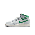 Air Jordan 1 Mid White Pure Platinum Pine Green