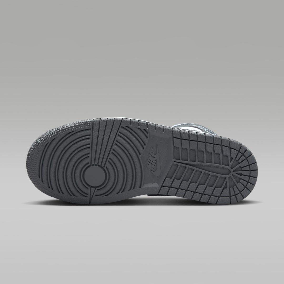 Air Jordan 1 Mid White Smoke Grey, White/Pure Platinum/Smoke Grey (BQ6472-113)