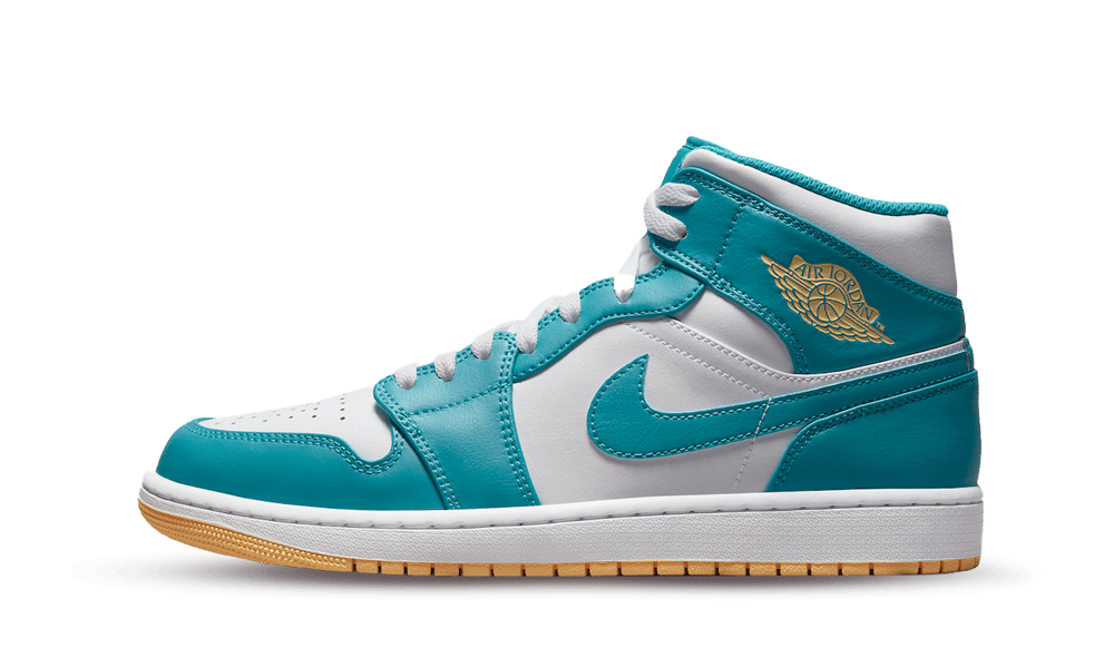 Air Jordan 1 Mid Aquatone, Aquatone/Celestial Gold/White (DQ8426-400 / DQ8423-400)