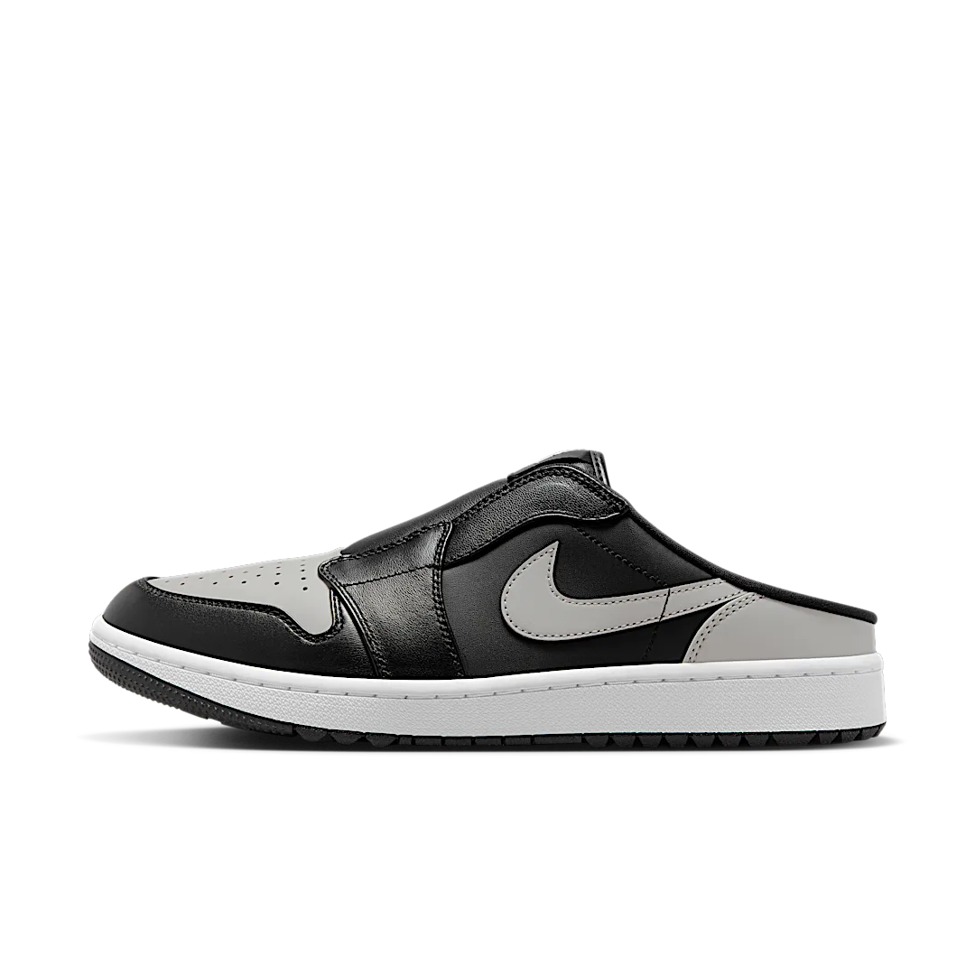 Air Jordan 1 Mule Golf Shadow, Black/White/Medium Grey (FJ1214-003)
