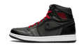 Air Jordan 1 Retro High Black Satin Gym Red