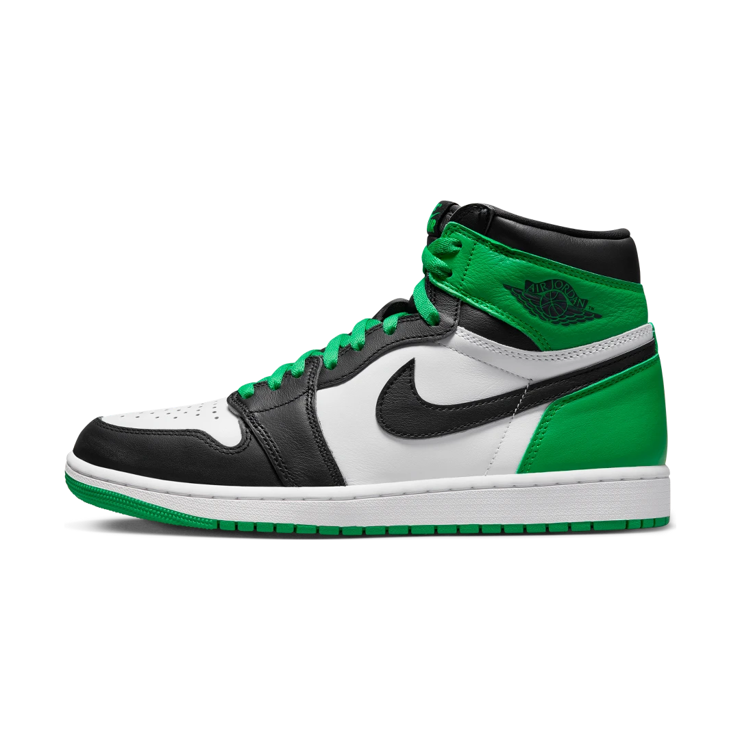 Air Jordan 1 Retro High OG Lucky Green, Black/Lucky Green-White (DZ5485-031 / FD1437-031)