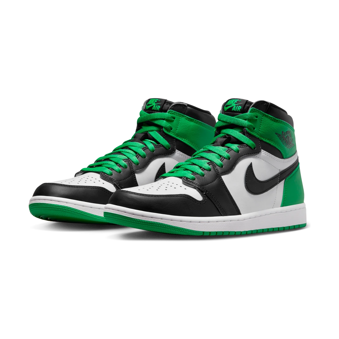 Air Jordan 1 Retro High OG Lucky Green, Black/Lucky Green-White (DZ5485-031 / FD1437-031)