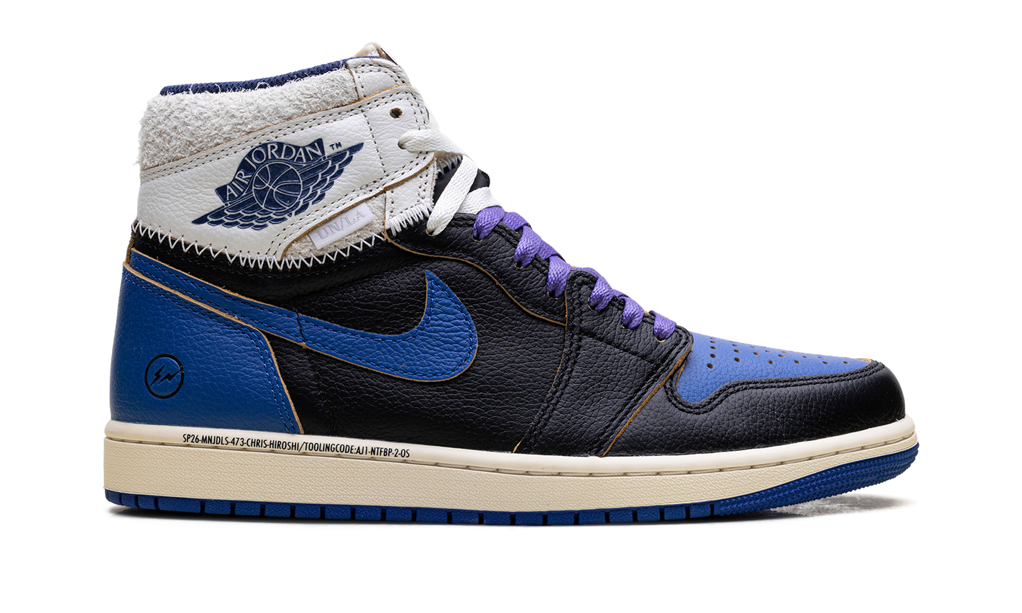 Air Jordan 1 Retro High OG SP Fragment x Union LA Sport Royal