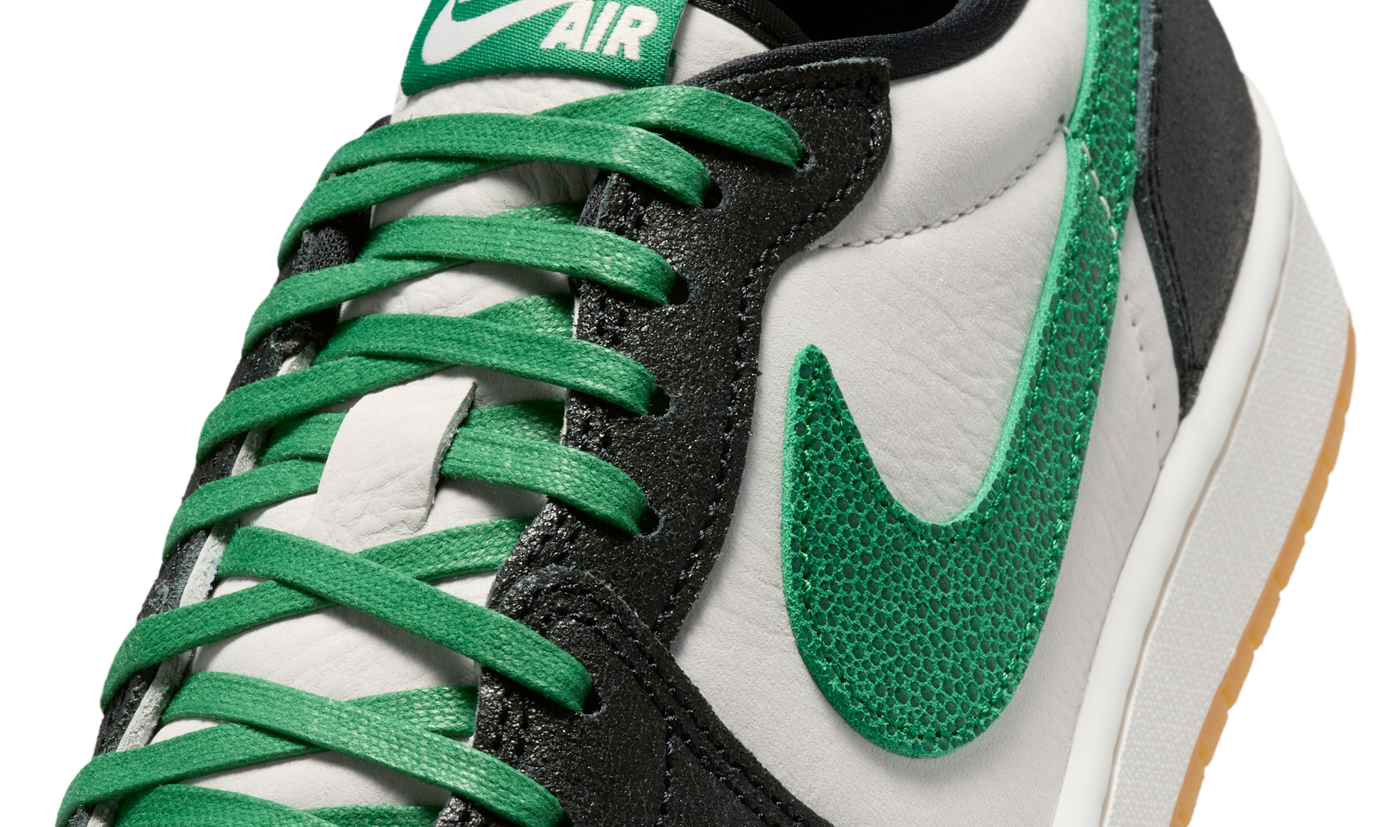 Air Jordan 1 Retro Low OG Phantom Pine Green